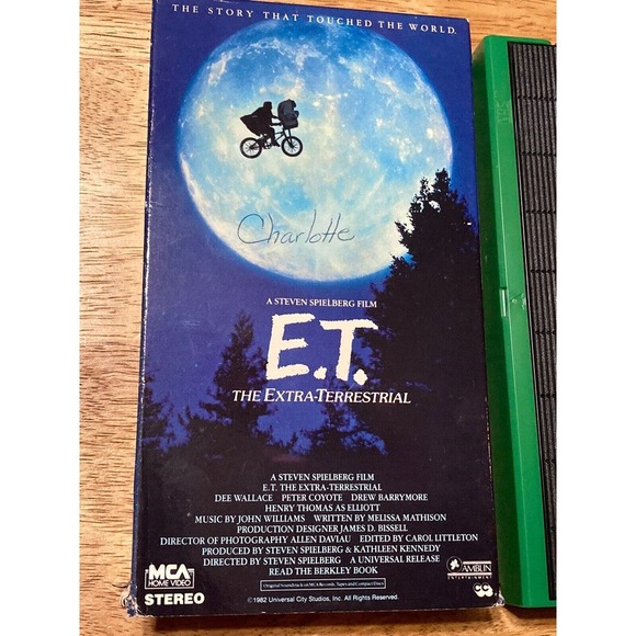 E.T. The Extra-Terrestrial (VHS) Green & Black Tape - Picture 4 of 4